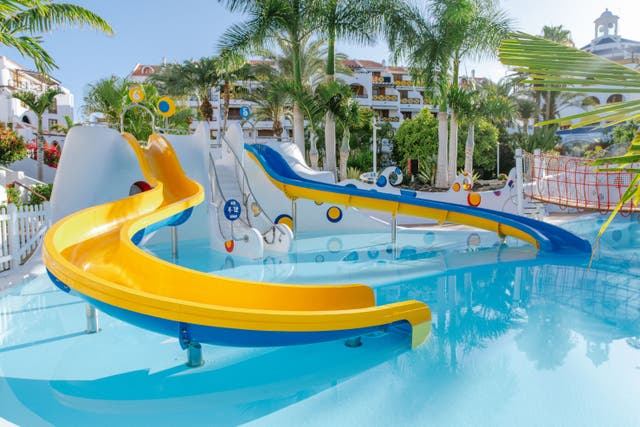 <p>Parque Santiago hosts a children’s waterpark, mini-golf and several pools to splash and play in on holiday </p>