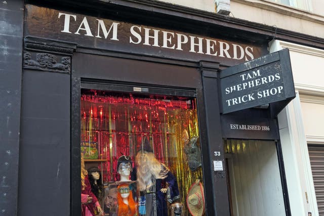 Tam Shepherds Trick Shop in Glasgow is to become an online business only (Alamy/PA)