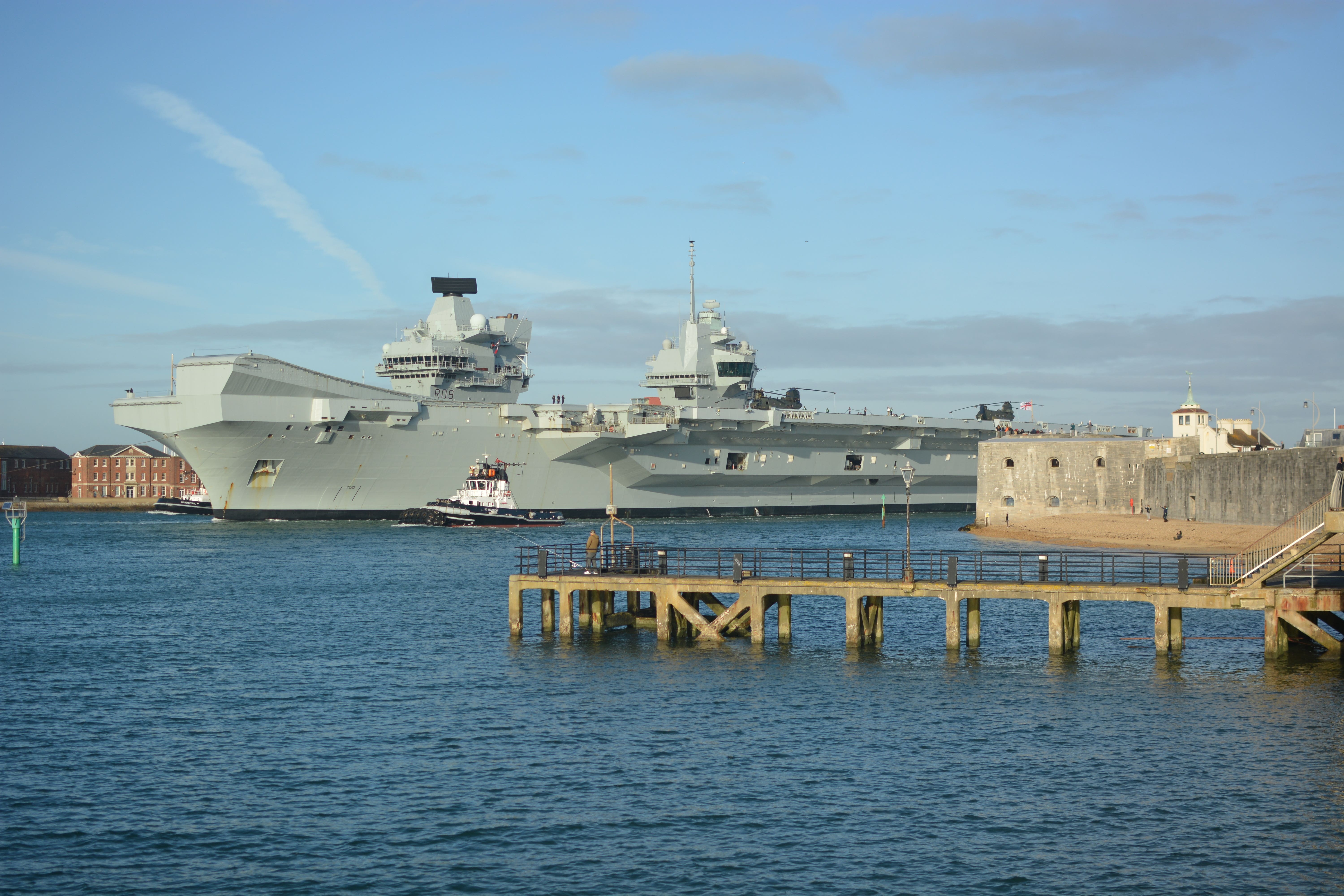 HMS Prince of Wales sails from Portsmouth Naval Base for ‘planned training and engagement’ (Ben Mitchell/PA)