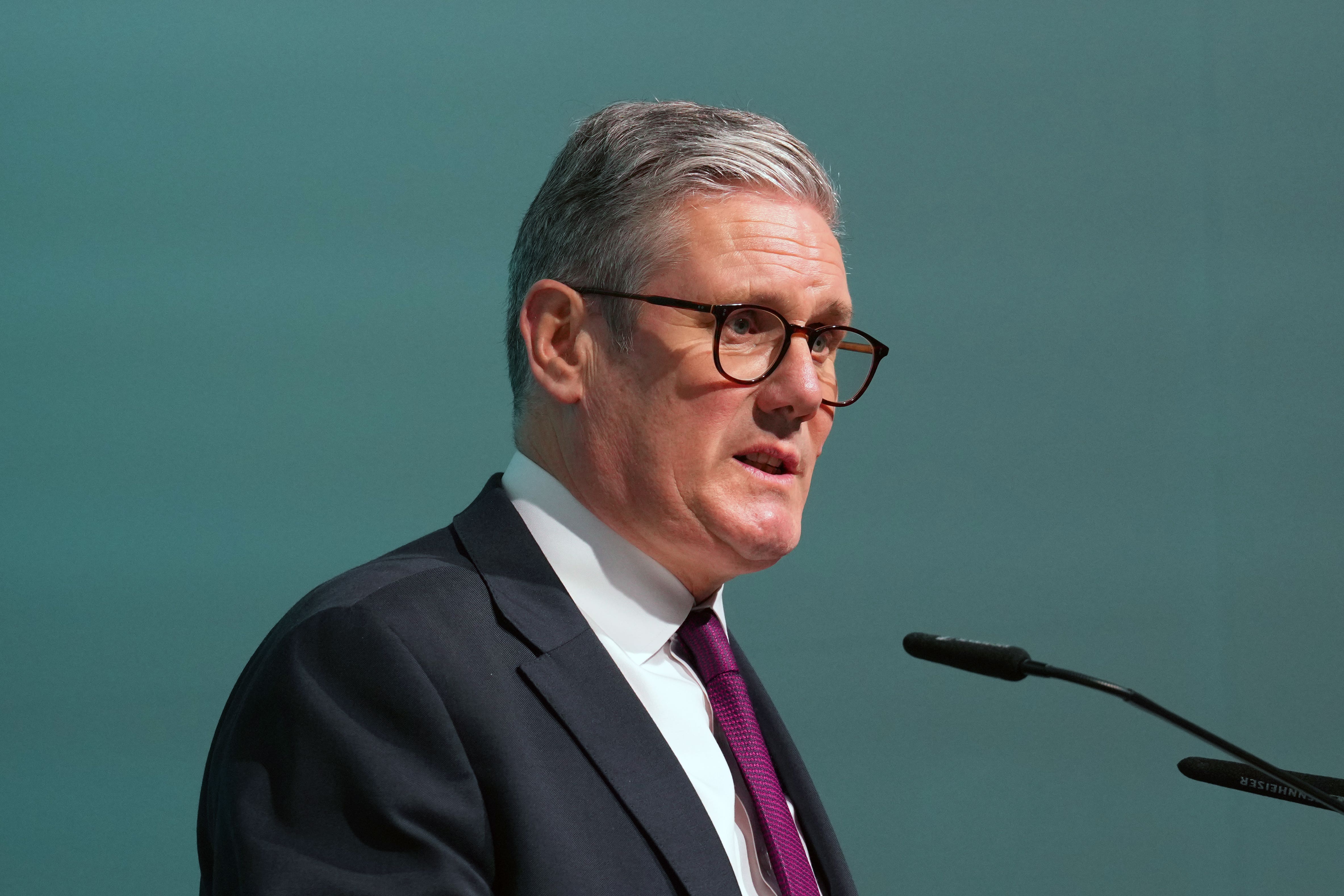 Prime Minister Sir Keir Starmer speaks on day two of the Cop29 climate summit in Baku, Azerbaijan