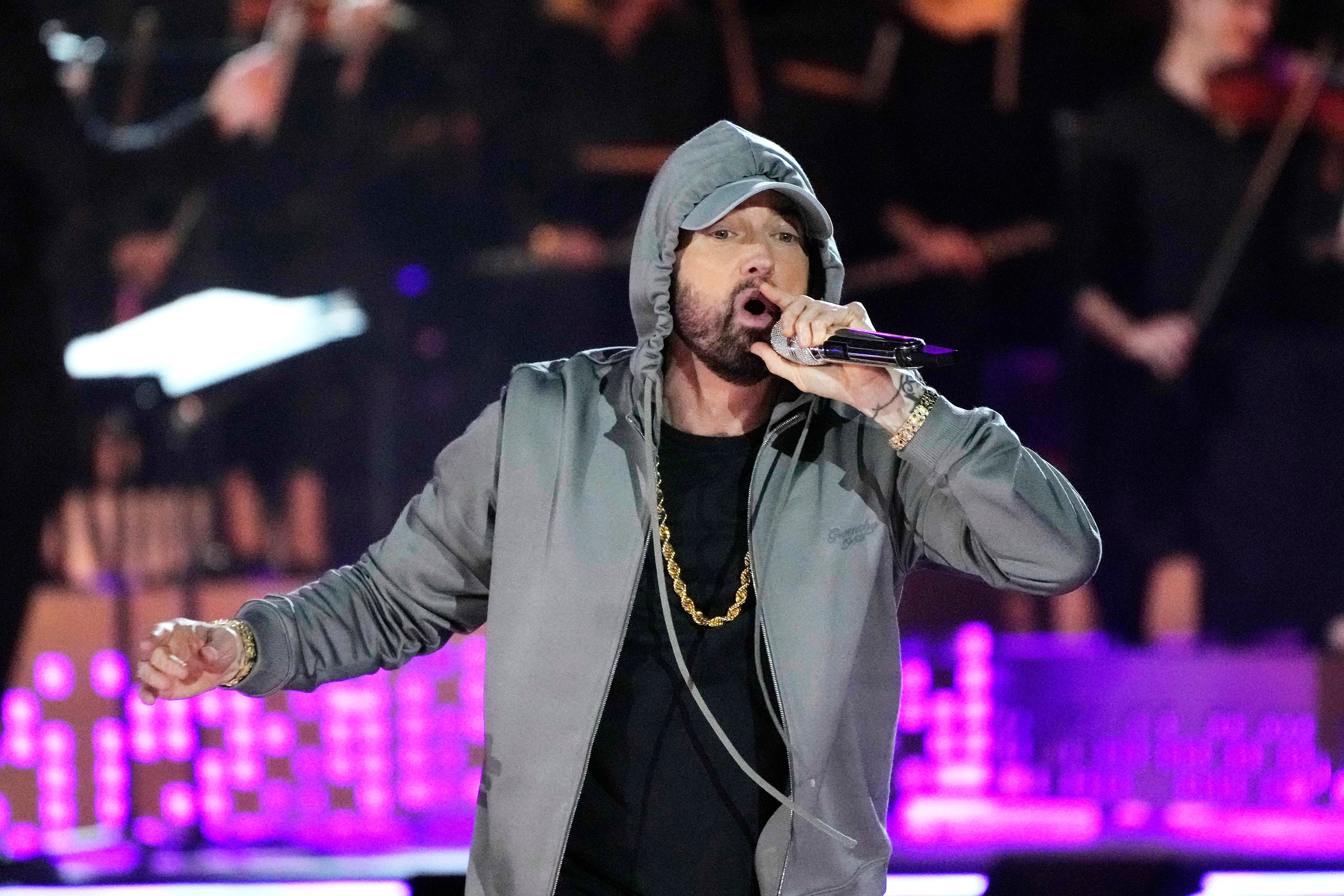 Eminem is among the artists rumoured to be headlining Glastonbury in 2025