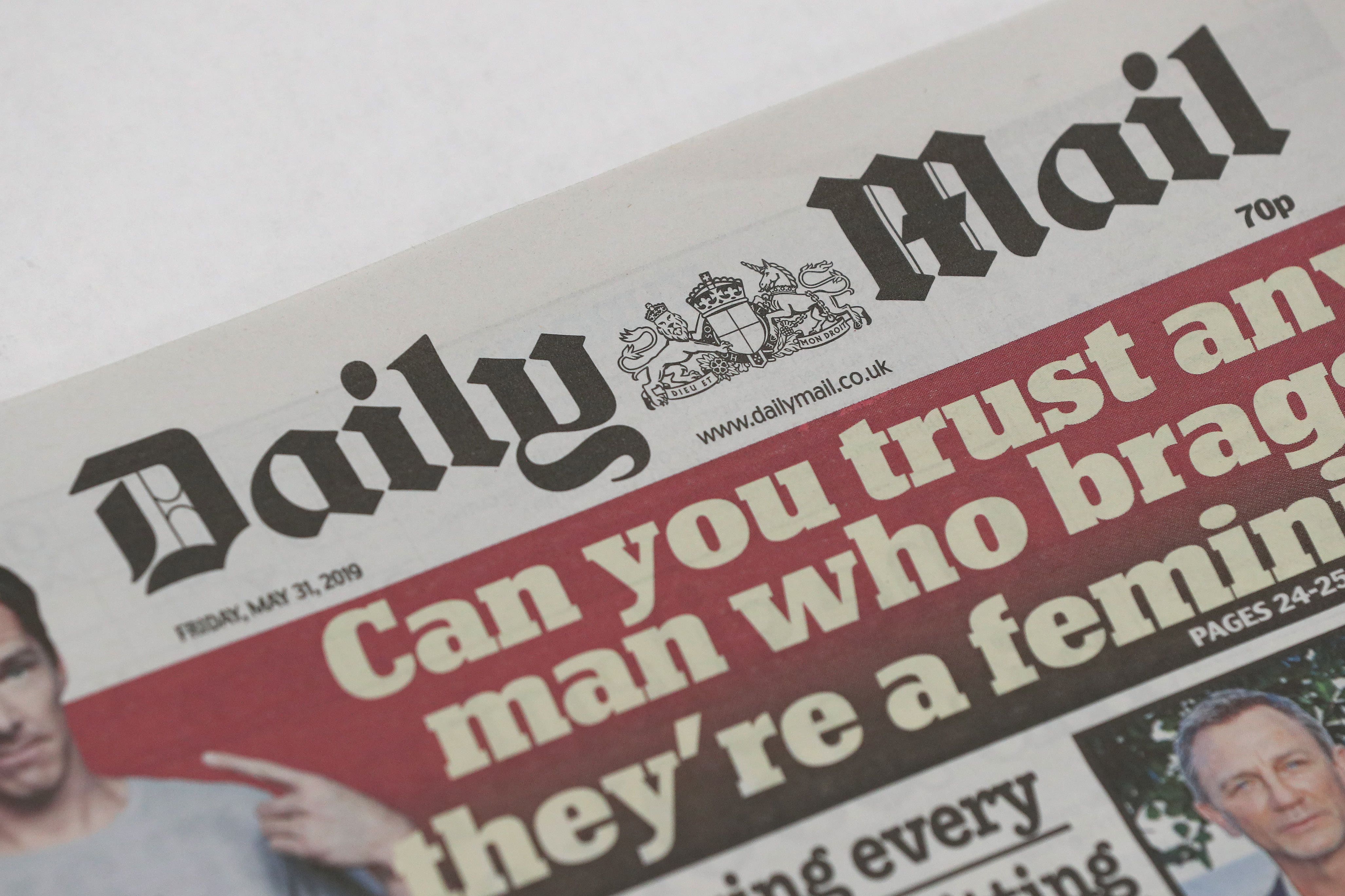 Judges ruled in favour of the Daily Mail publisher, Associated Newspapers Limited , and found there had been a violation of its right to freedom of expression (Jonathan Brady/PA)