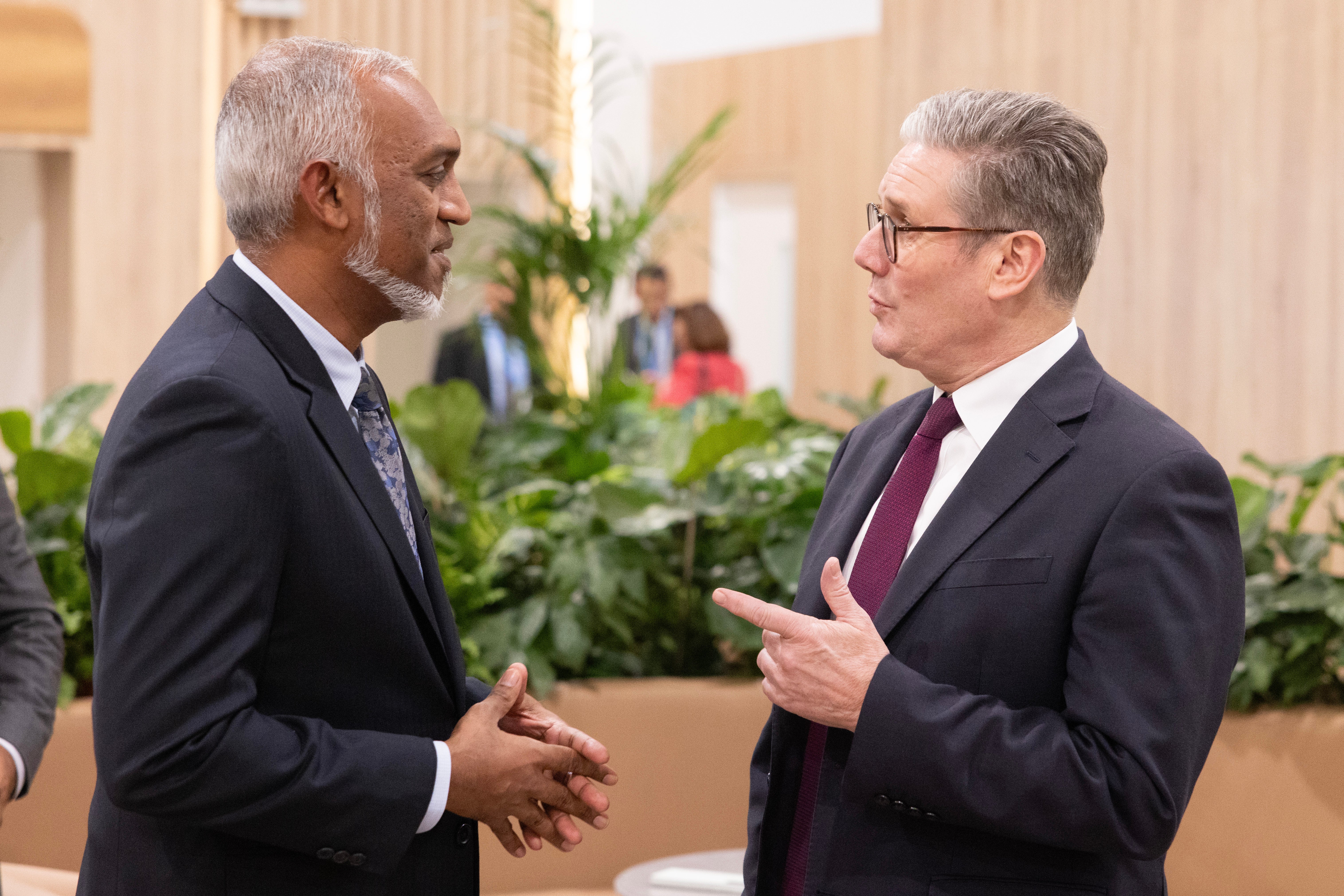 President Mohamed Muizzu’s office said he had raised concerns with both written objections and in a phone call with David Lammy last year.