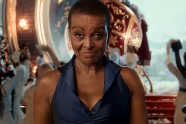 <p>Bridgerton’s Adjoa Andoh stars in this year’s Boots Christmas advert </p>