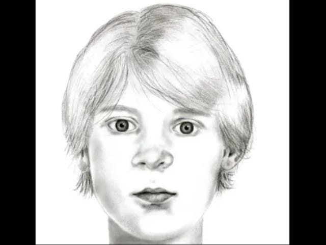 <p>A sketch of what investigators believe 7-year-old Markku Jutila, born as Chester Breiney, might have looked like prior to his death. Breiney’s remains were found in 1959 after his adoptive mother beat him to death and left him in a culvert in Wisconsin</p>