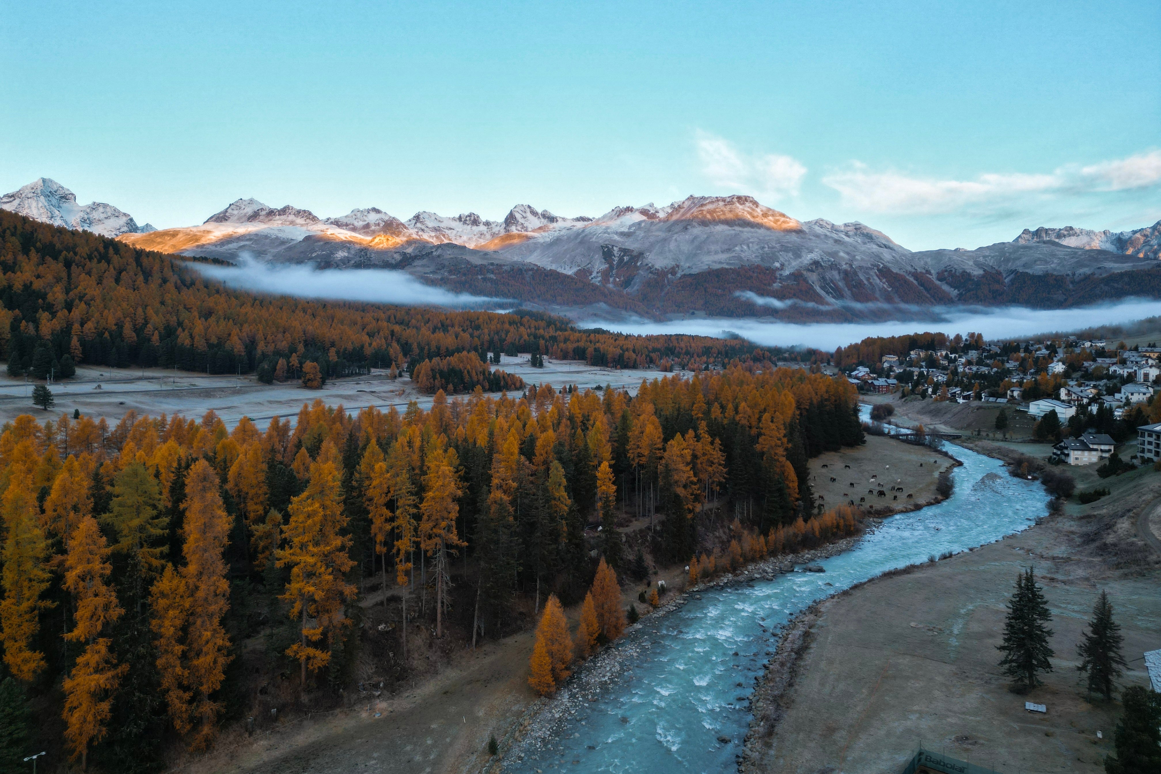 Ova de Roseg glacial river, Pontresina