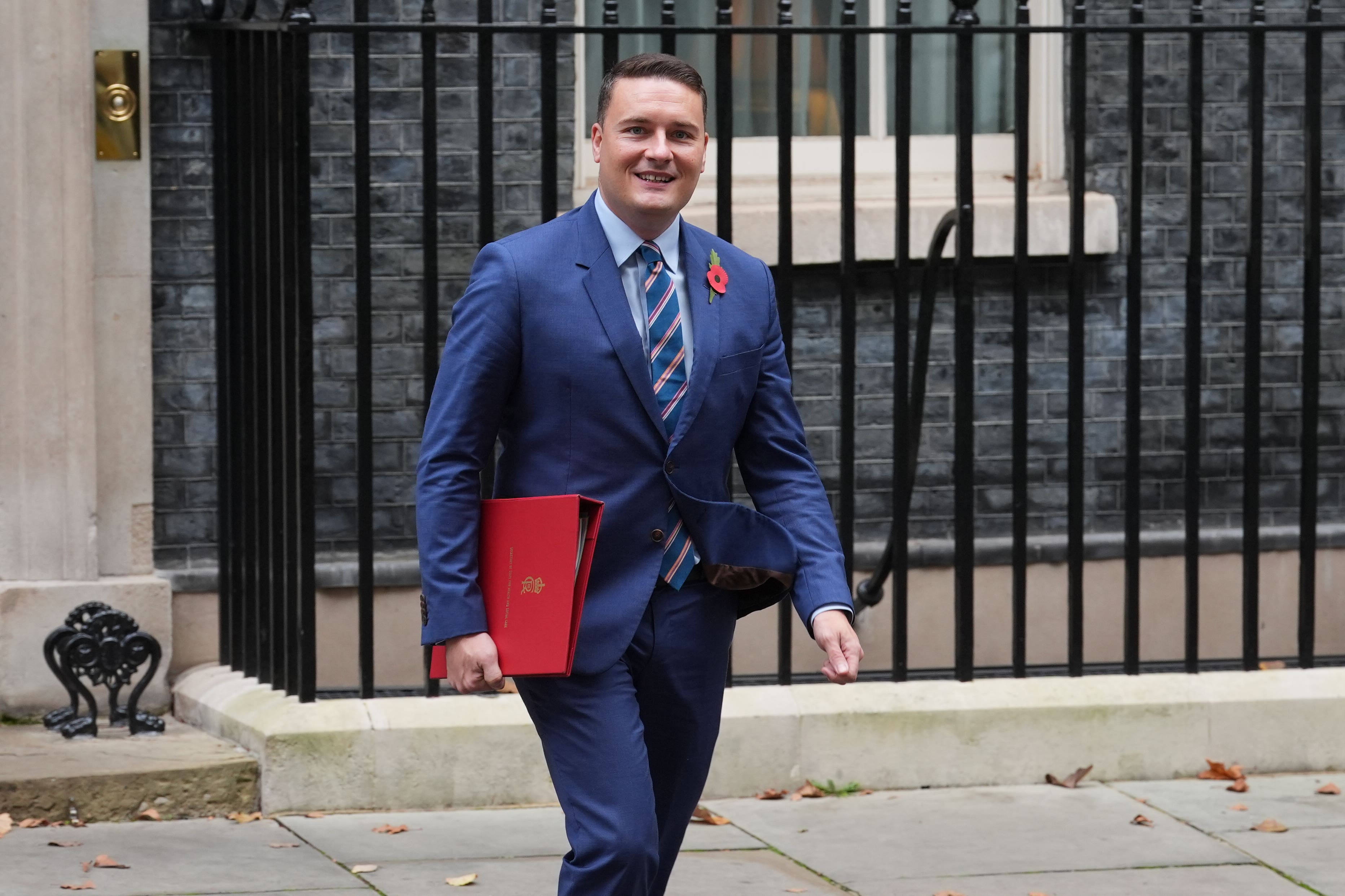 Health Secretary Wes Streeting has said he believes palliative care for terminally-ill people can become good enough for that not to be a barrier to legalising assisted suicide, but he still has concerns over coercion (Lucy North/PA)