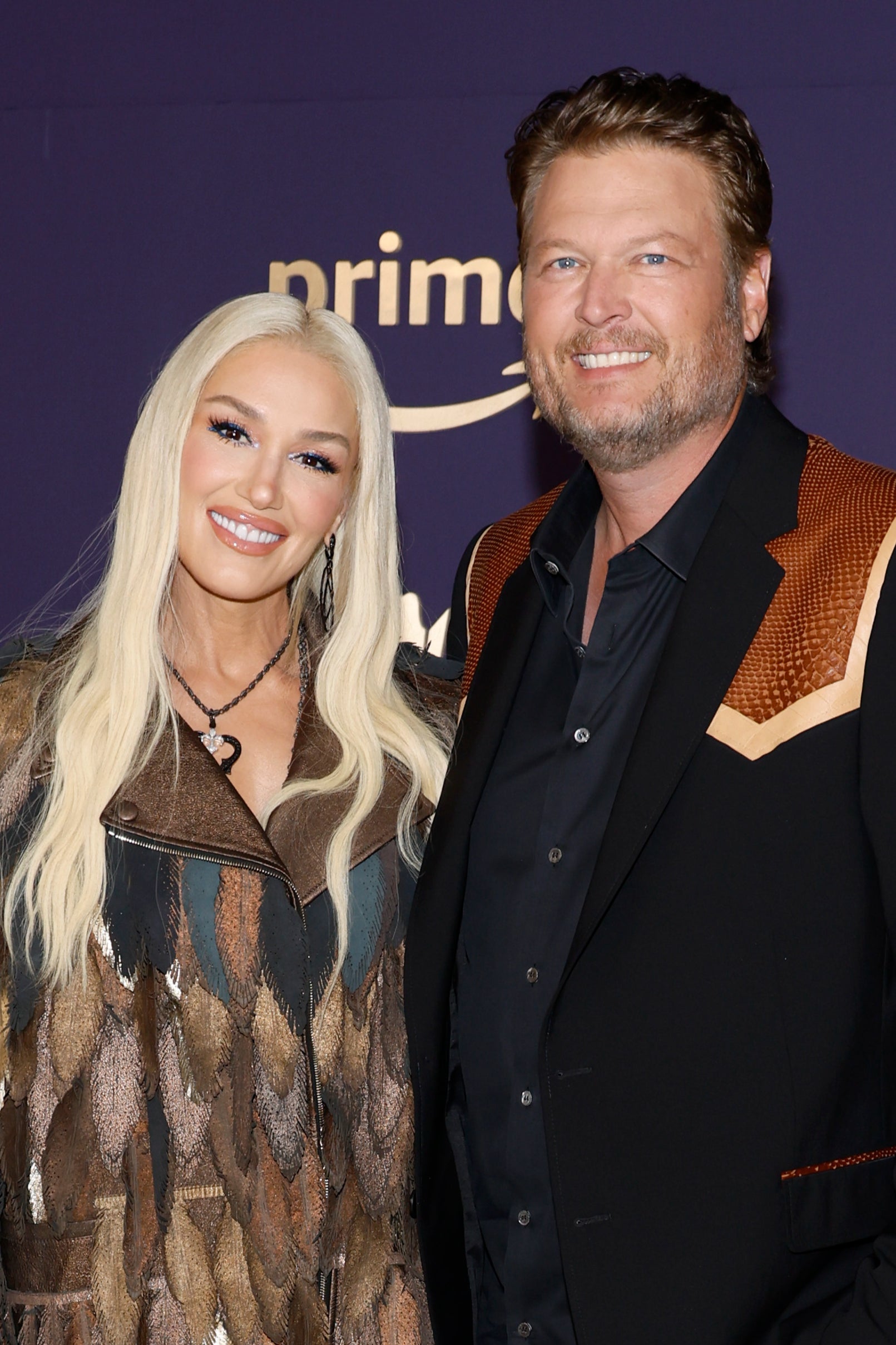 Married life: Stefani and Blake Shelton earlier this year