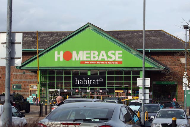 DIY retail chain Homebase could be heading for a partial collapse, putting thousands of jobs at risk (Steve Parsons/PA)