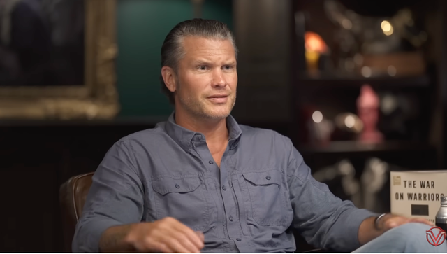 <p>Pete Hegseth told the Shawn Ryan Show on November 7 that women should not serve in combat roles </p>