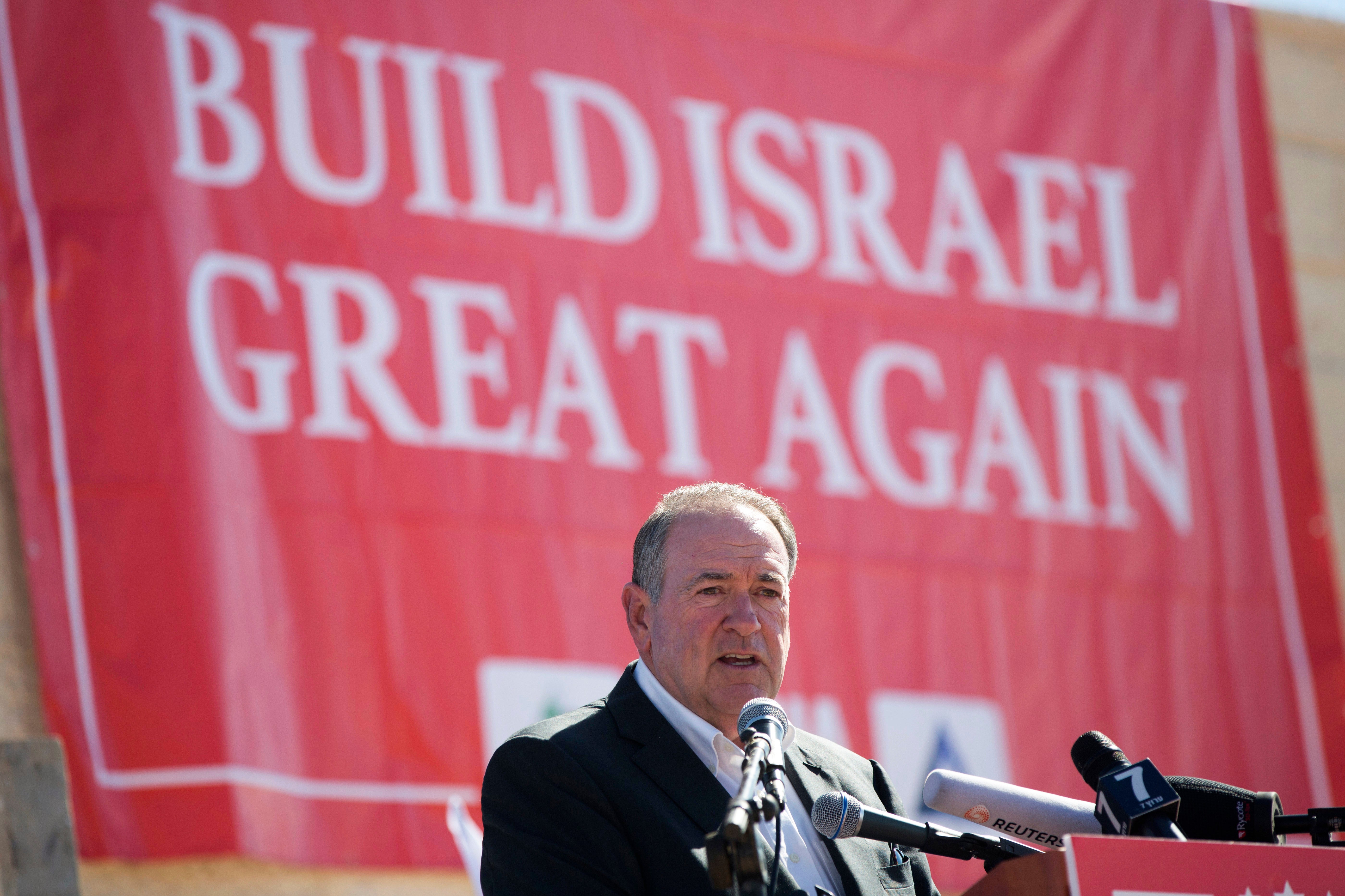 Mike Huckabee is a long-time supporter of Israel