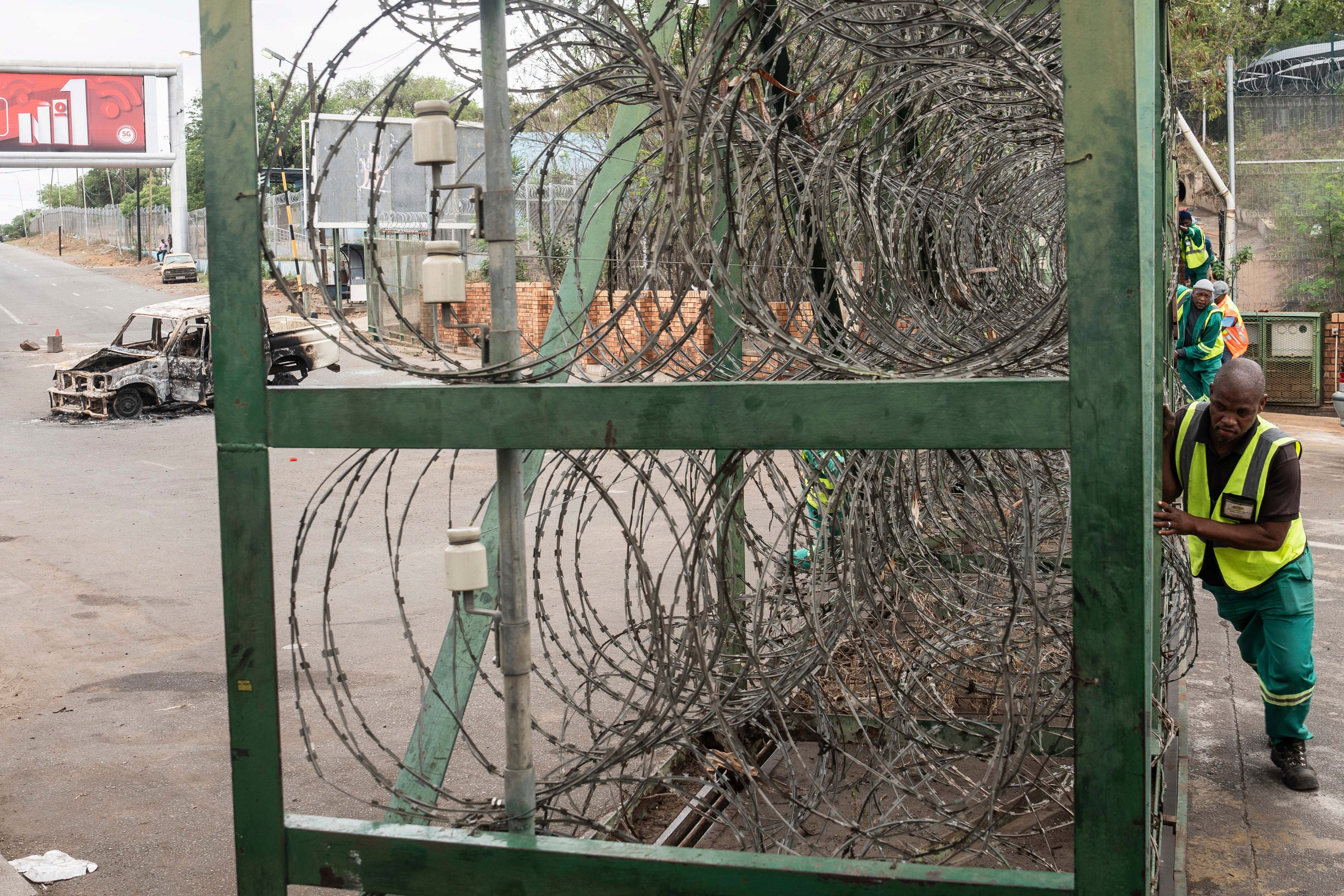 South Africa Mozambique Election Protests