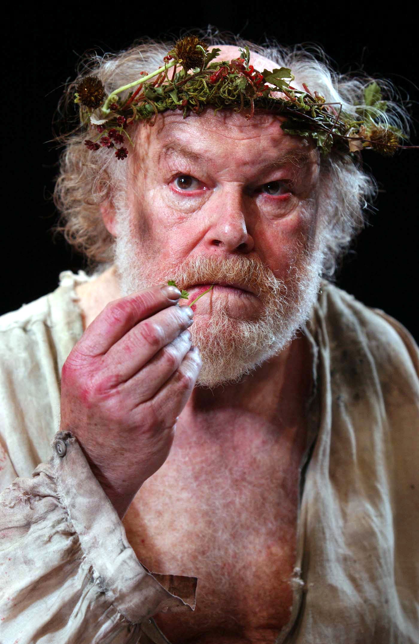 West during a photocall for King Lear at the Old Vic in 2003