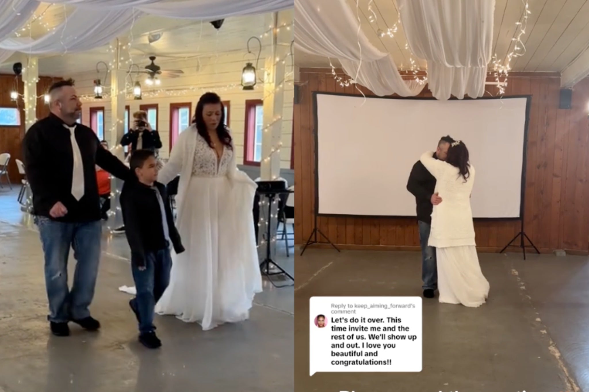 Bride and groom left devastated after only five guests show up at their wedding