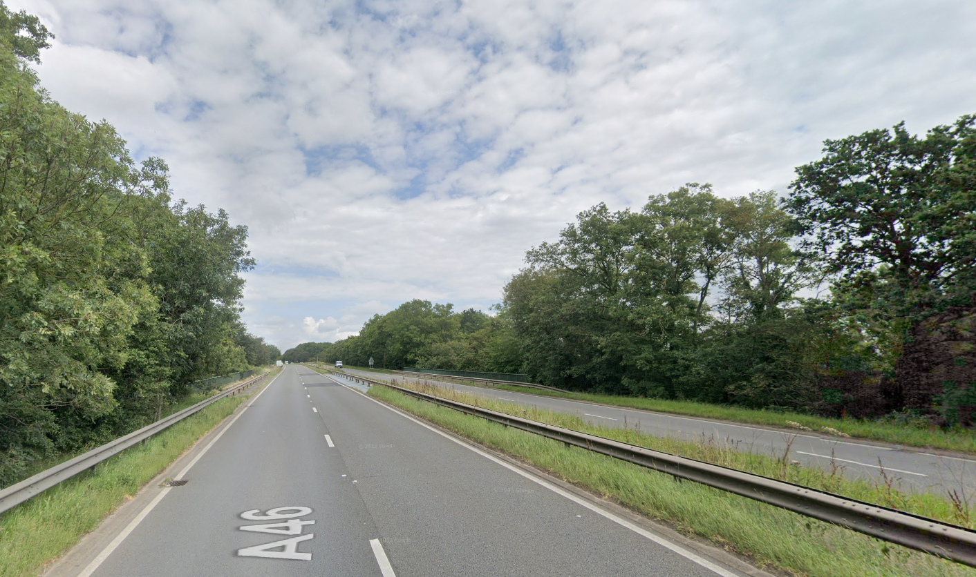 A46 near Syston