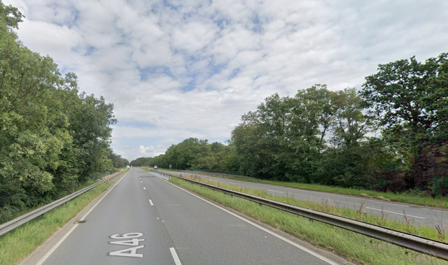 <p>A46 near Syston</p>