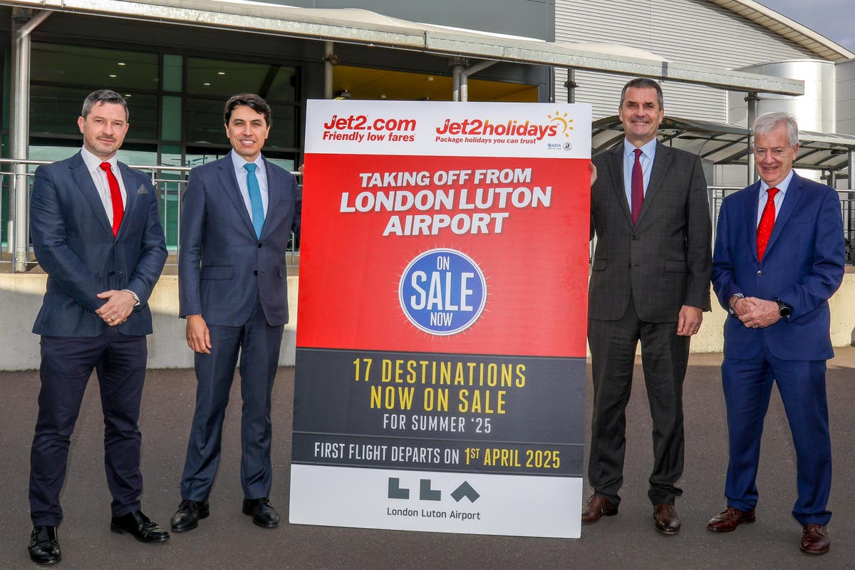 Jet2 takes on Easyjet and Ryanair as it launches flights from Luton airport