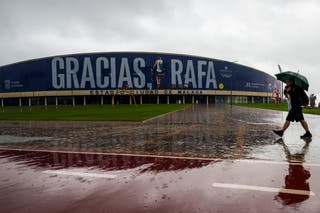 The finals of the Billie Jean King tennis tournament in Malaga were postponed to Friday