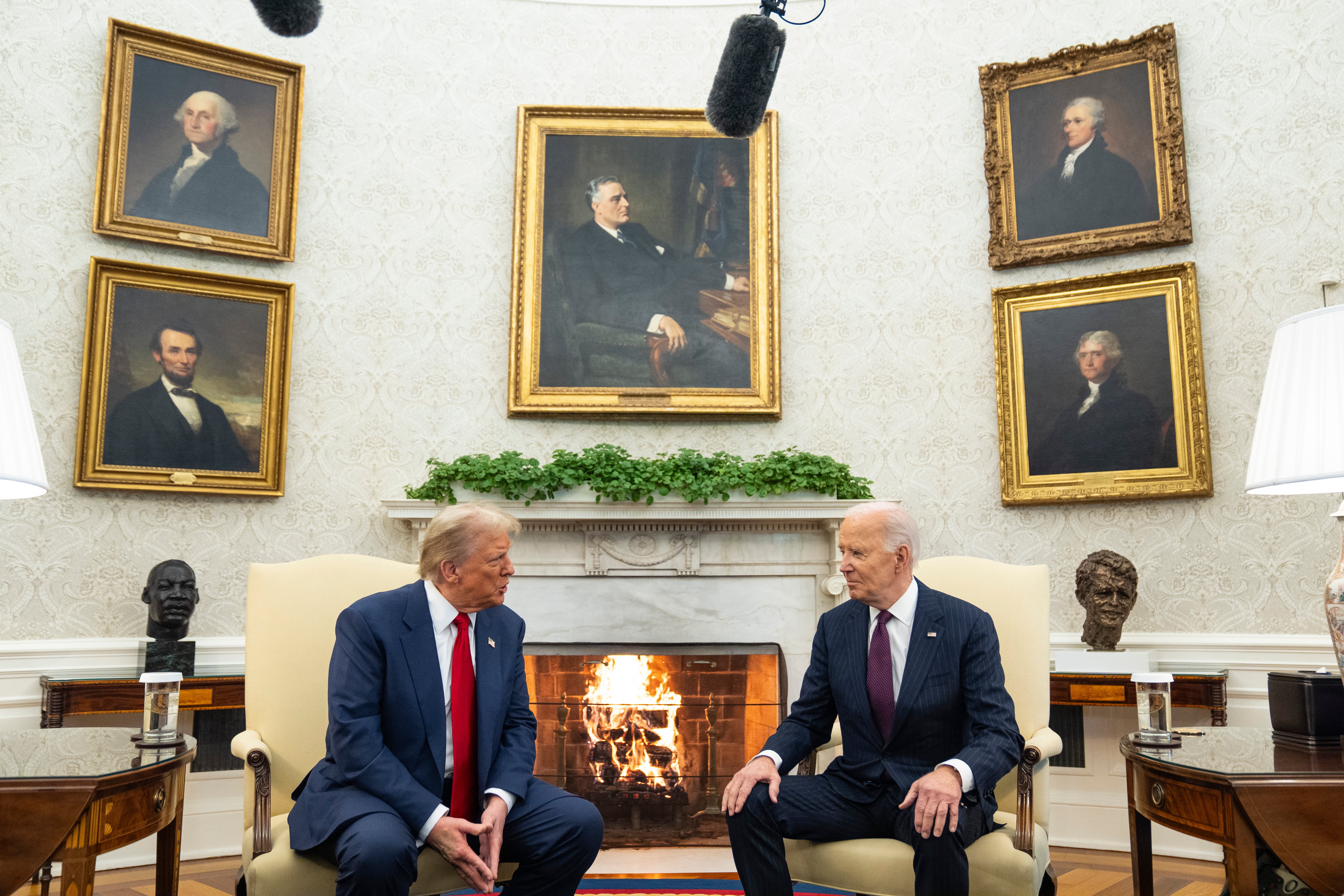 APTOPIX Biden Trump