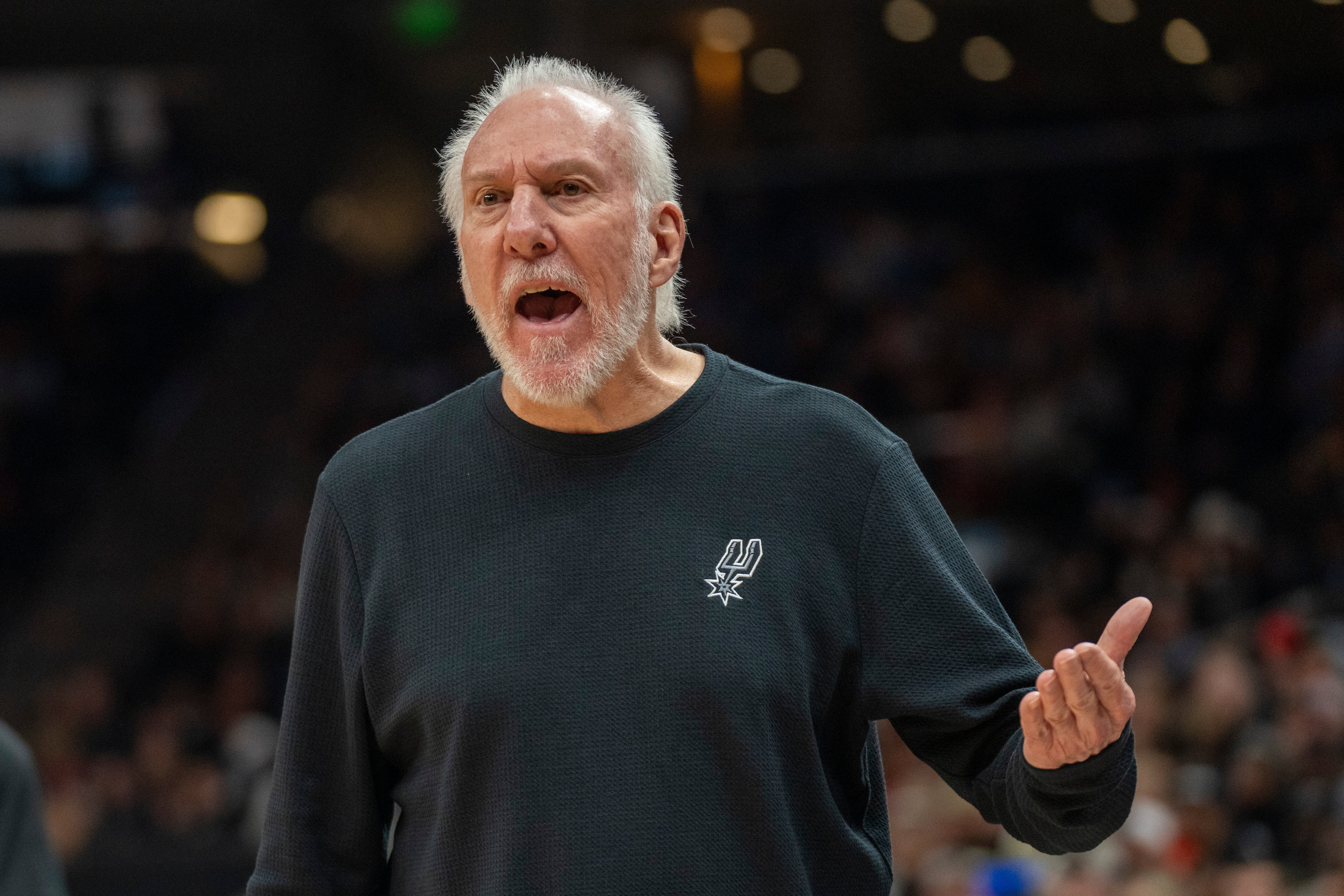 San Antonio Spurs head coach Gregg Popovich has been away from the team after suffering a mild stroke earlier this month