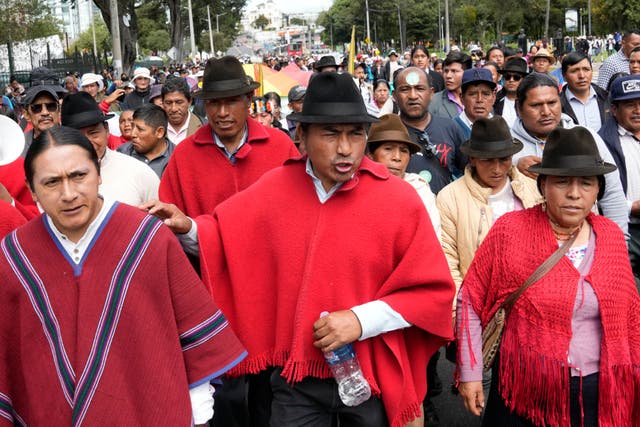 ECUADOR-INDÍGENAS