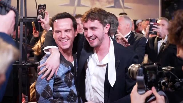 <p>Paul Mescal and Andrew Scott reunite on Gladiator II red carpet</p>