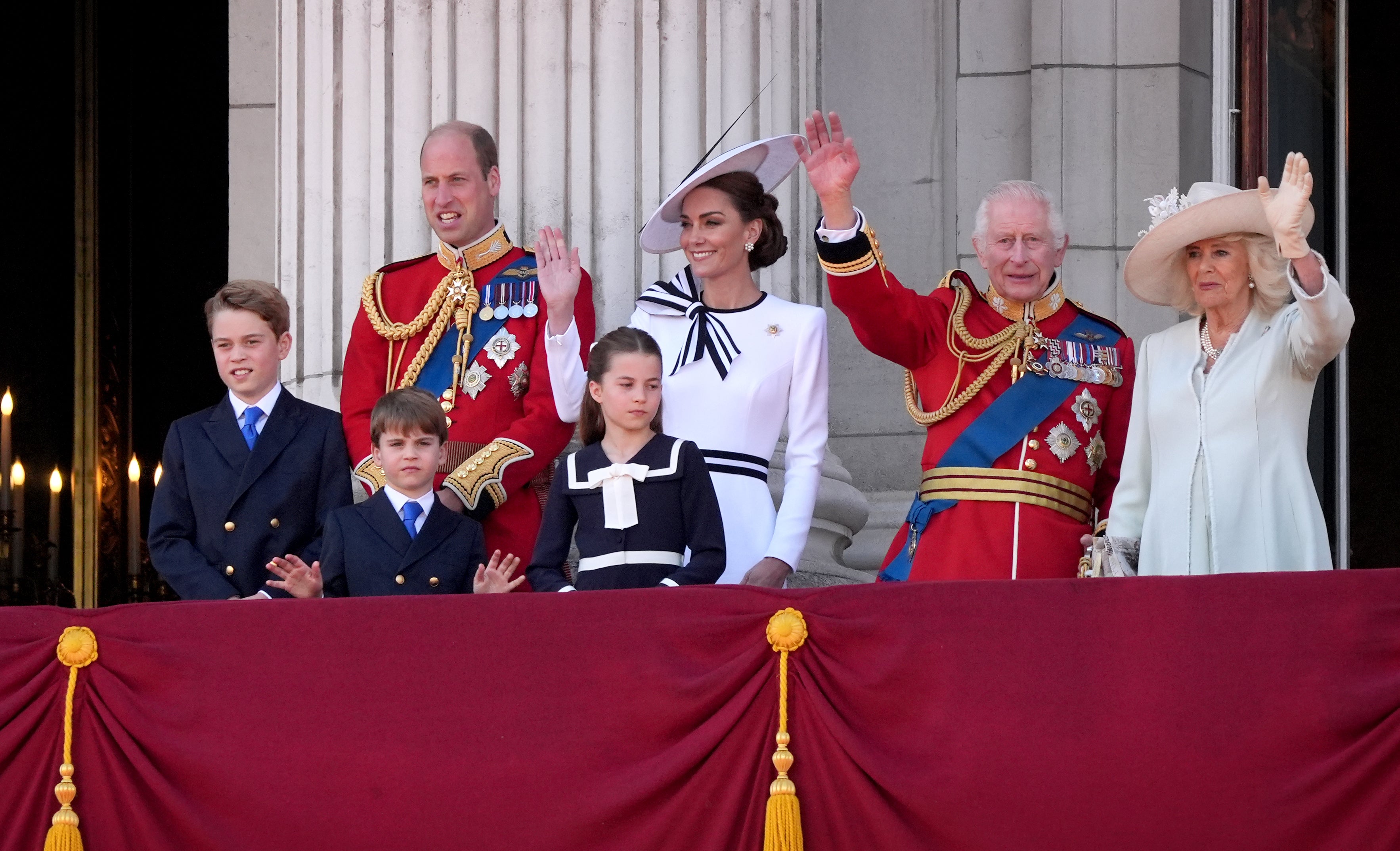 Trooping the Colour ceremony, the Kings official birthday, on 15 June 2024