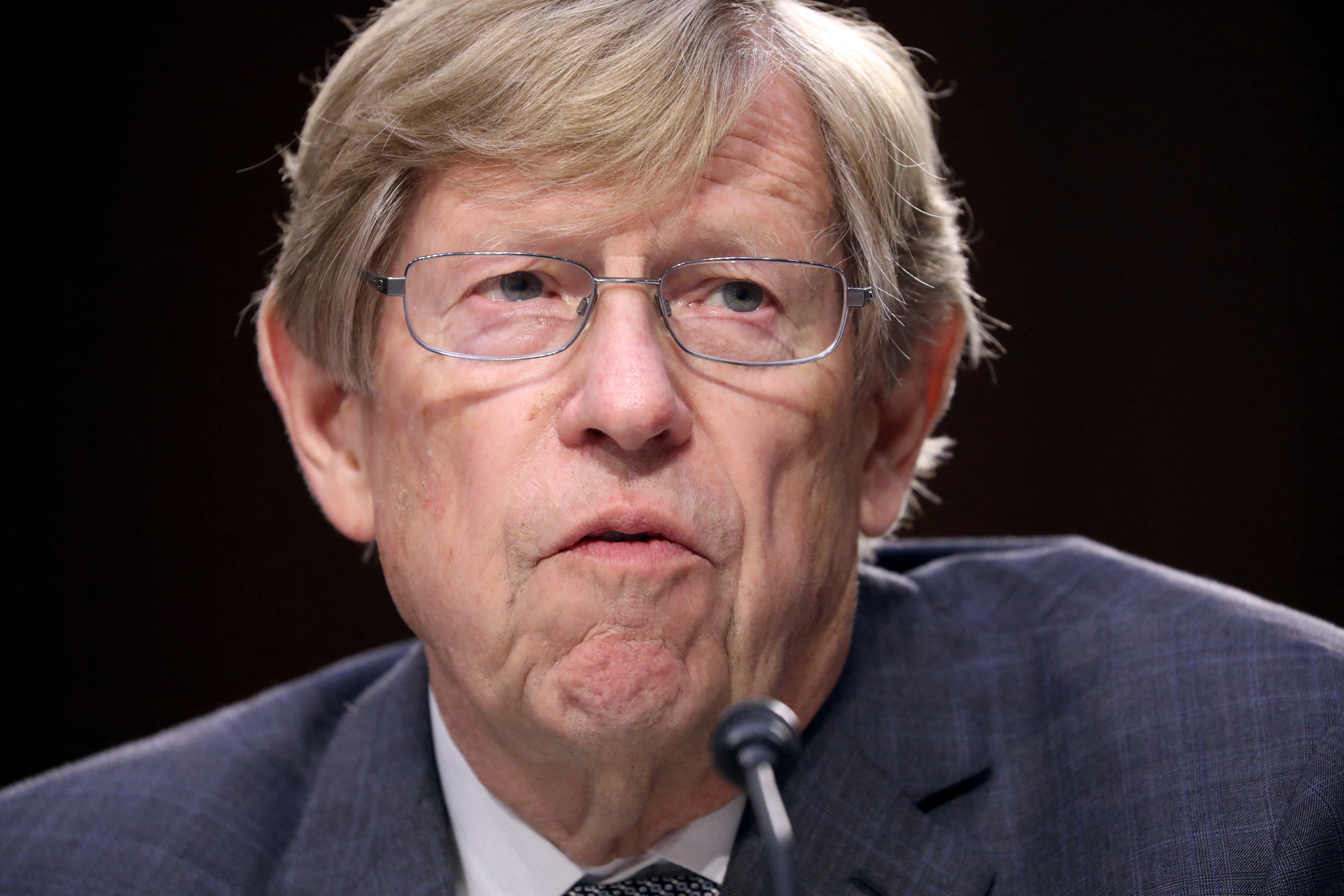 Former U.S. Solicitor General Theodore 'Ted' Olson testifies on the fourth day of Senate Judiciary Committee confirmation hearings for U.S. Supreme Court nominee Judge Brett Kavanaugh on Capitol Hill in Washington, U.S., September 7, 2018