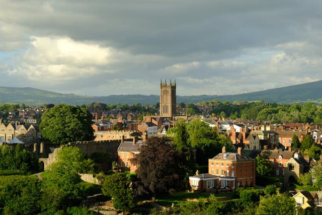 <p>The medieval market town of Ludlow</p>