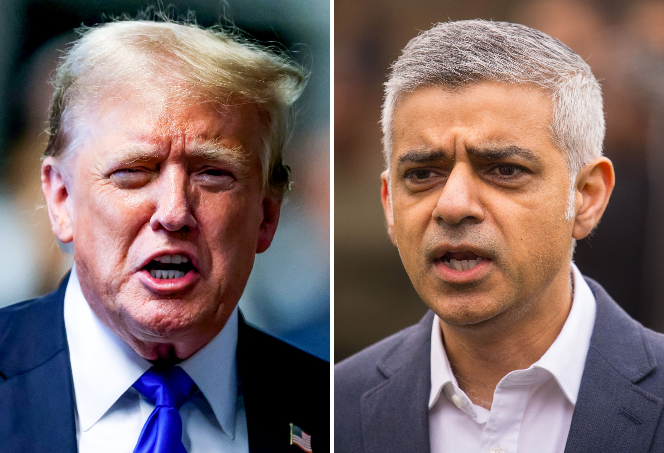 Donald Trump and Sadiq Khan have long been involved in a feud