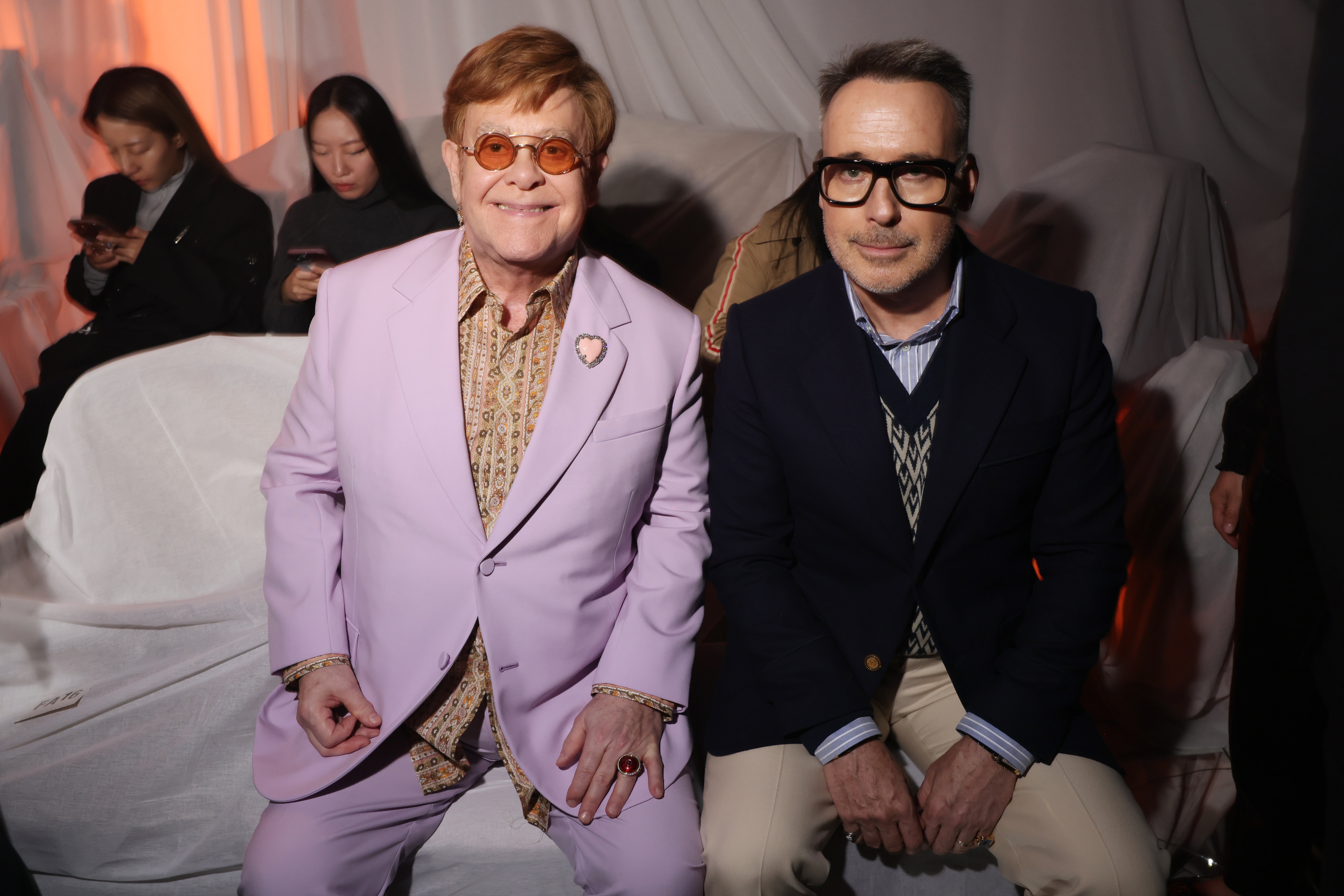 Elton John and his husband David Furnish