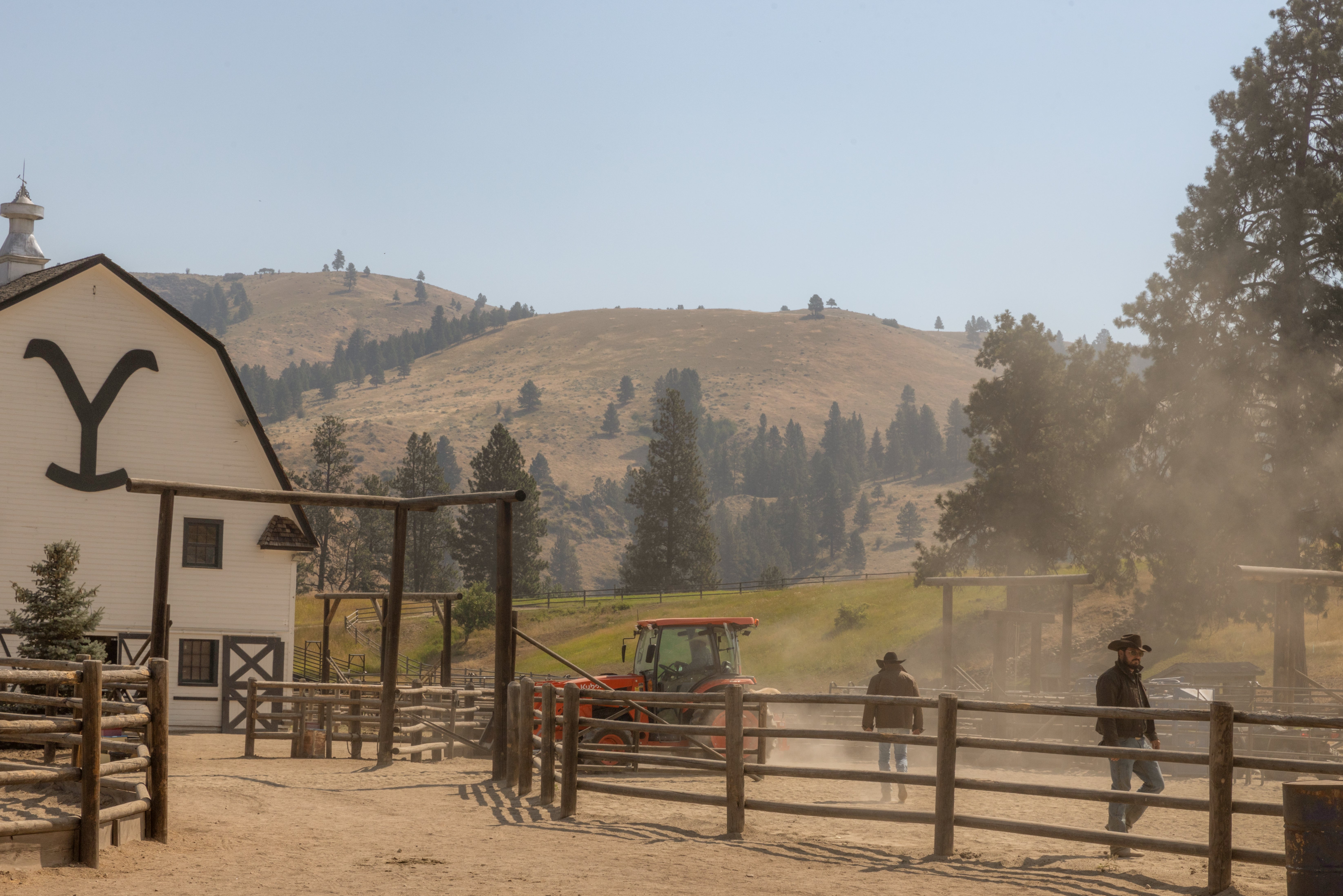 The ranch’s lodge and barns was built in the early 1900s