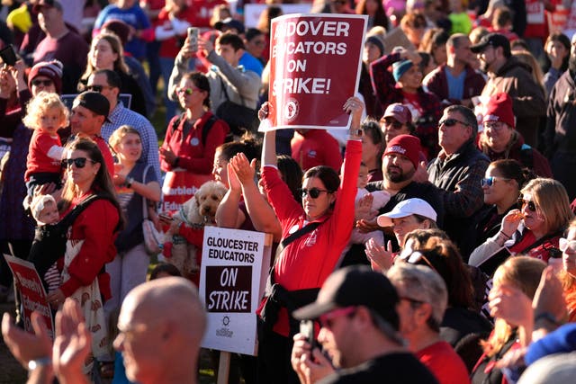 Teacher Strikes Massachusetts