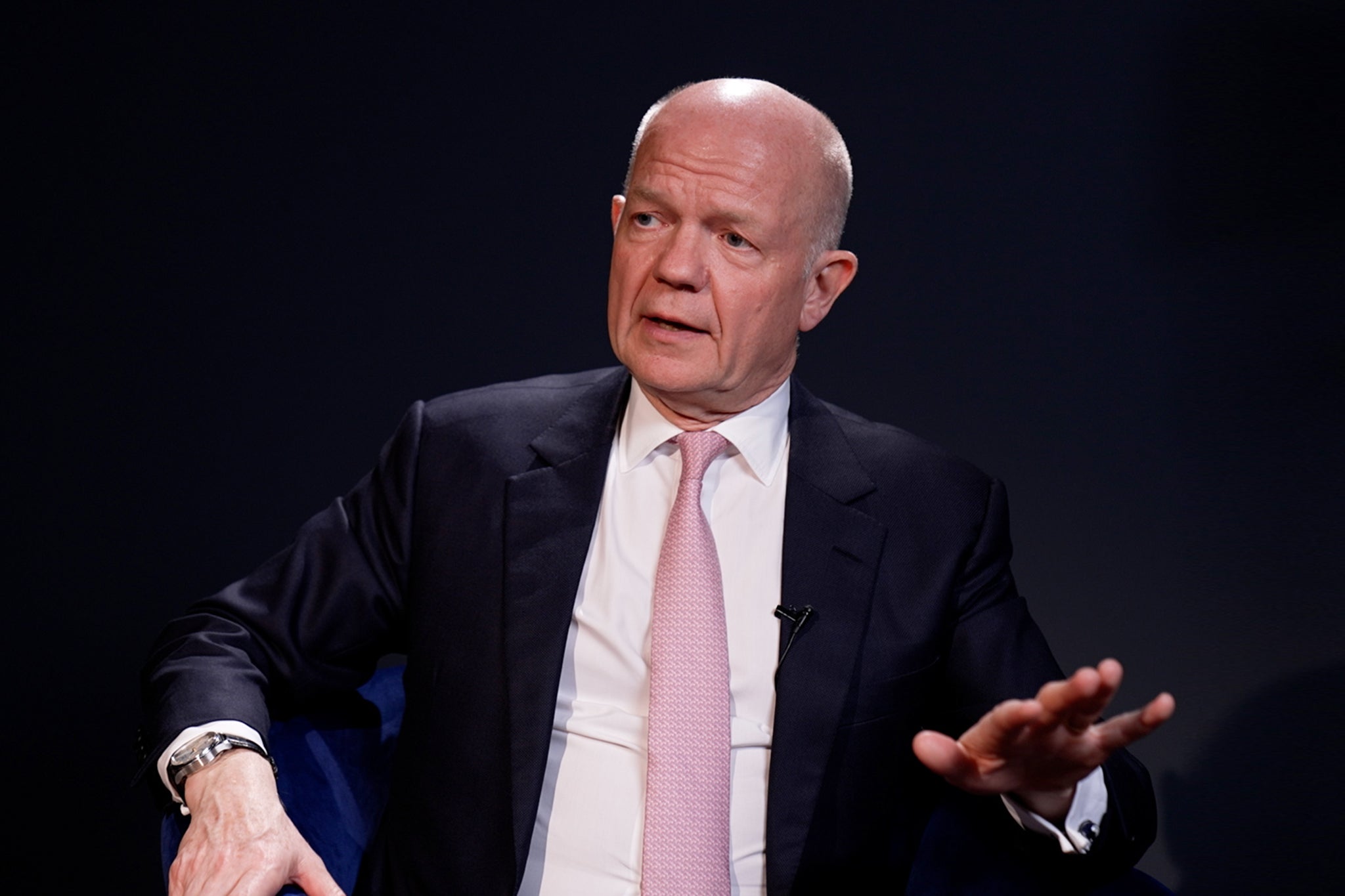 Lord Hague said it would be “incompatible” for Lord Mandelson to do both roles