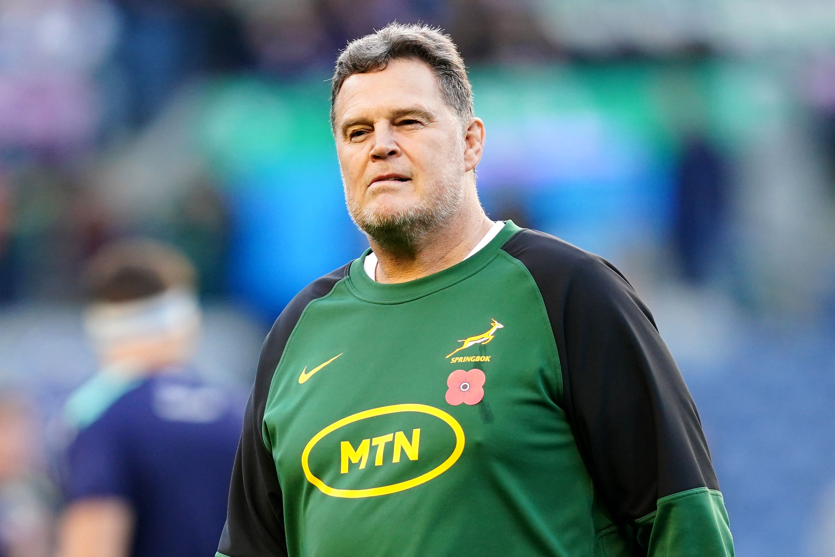 South Africa head coach Rassie Erasmus (pictured) will go head to head with England boss Steve Borthwick this weekend (Jane Barlow/PA)