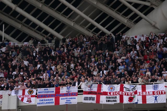 <p>England fans faced heavy-handed policing and tear gas before the Nations League match in Greece </p>