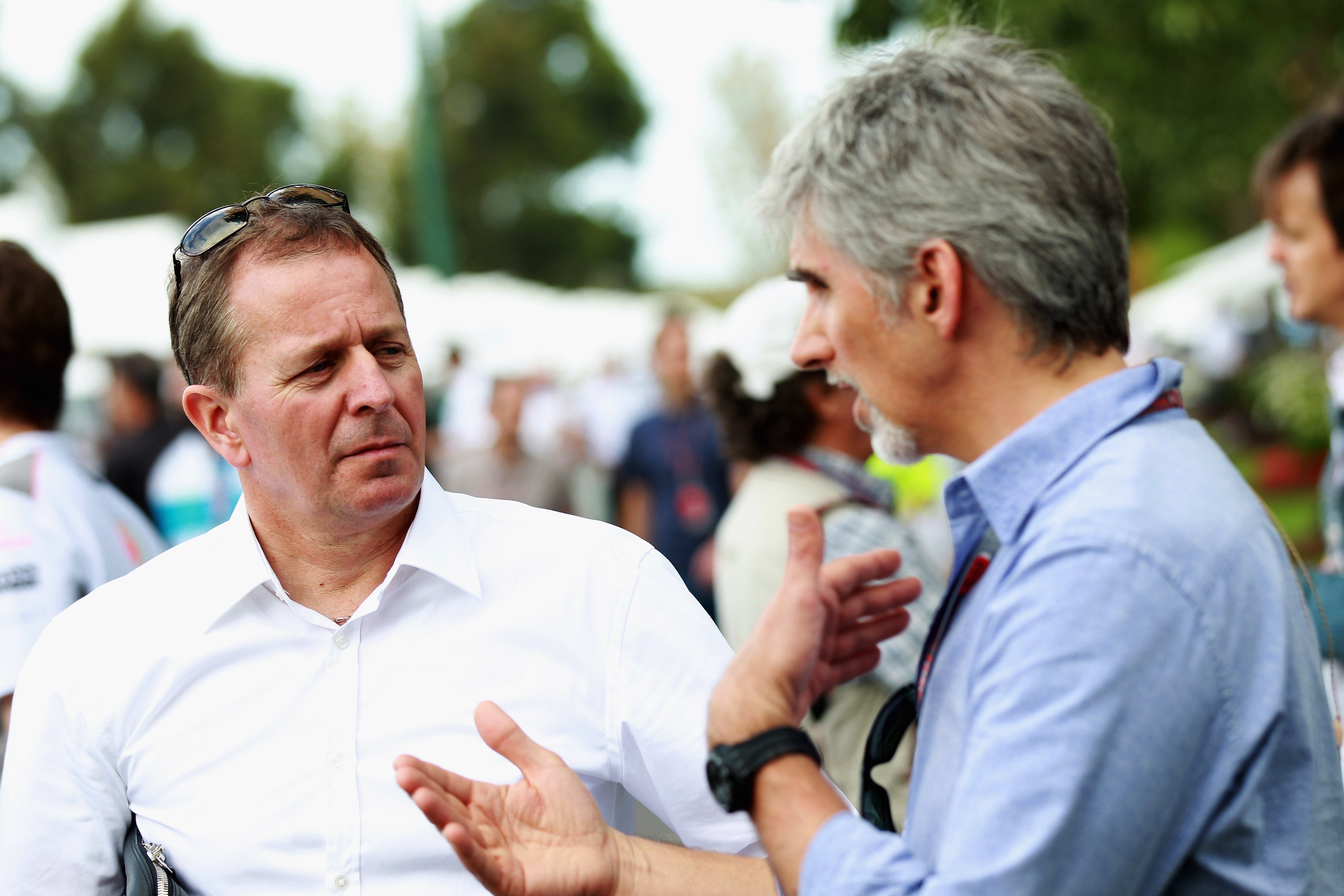 Martin Brundle paid tribute to Damon Hill for his work at Sky Sports F1