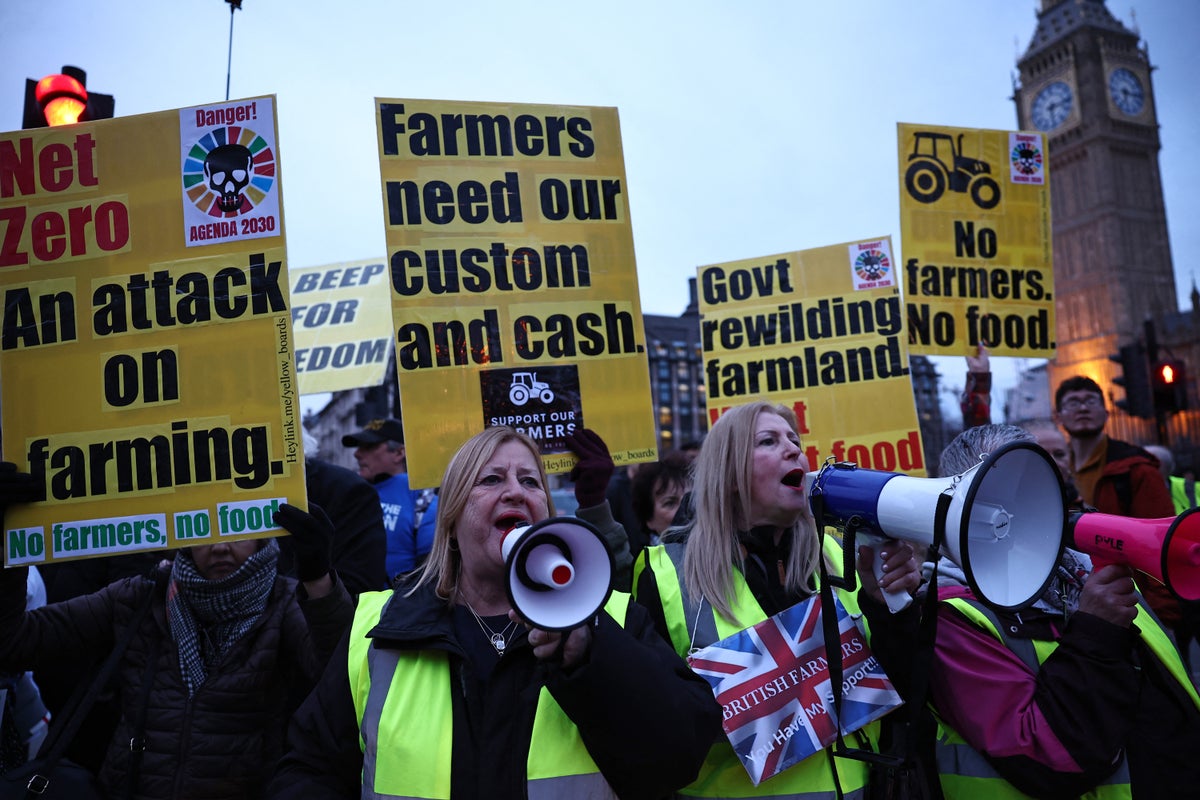 Starmer to come face-to-face with angry farmers in Wales as Labour conference overshadowed by tax row