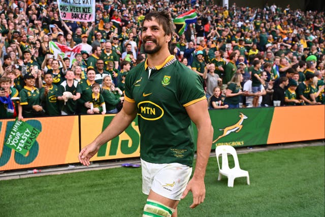 <p>Eben Etzebeth is the most-capped Springbok of all time </p>