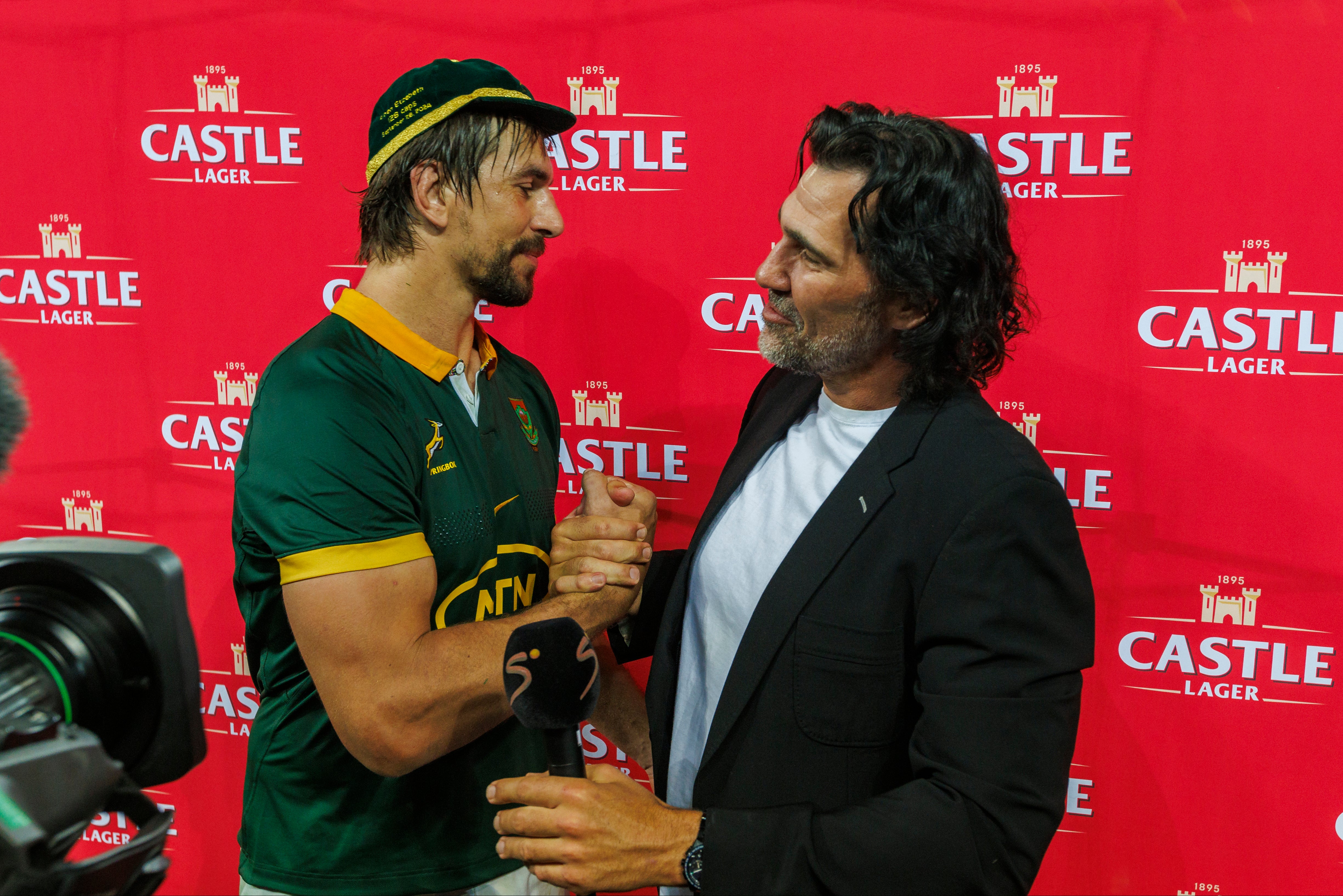 Etzebeth surpassed the cap record of former lock partner Victor Matfield earlier this year