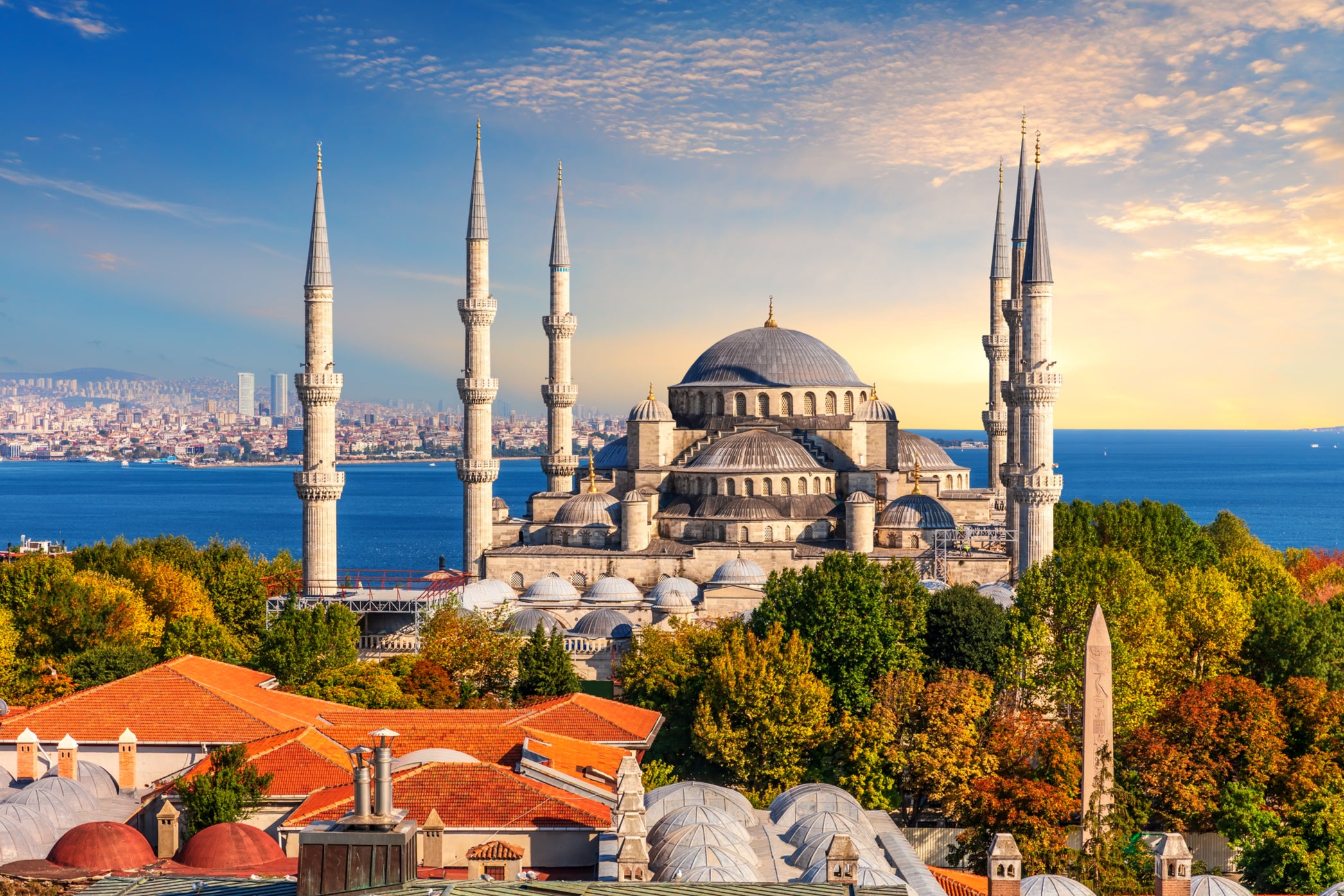 The Blue Mosque of Istanbul is one of many sights to check out in this city