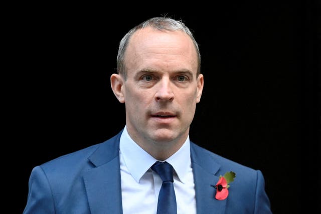 <p>Dominic Raab took the pay off after he resigned </p>