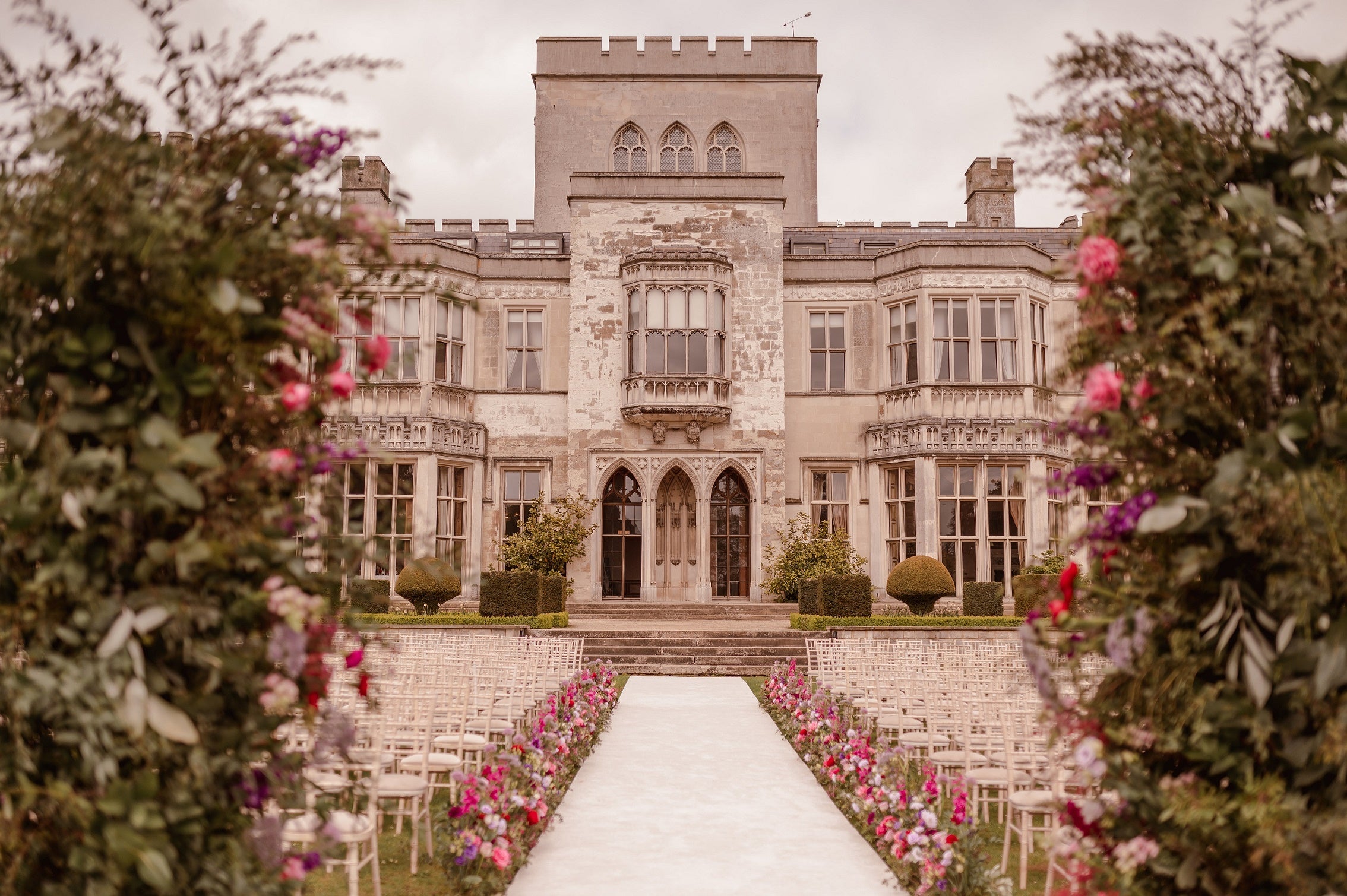 The beautiful and grand exterior of Ashridge House