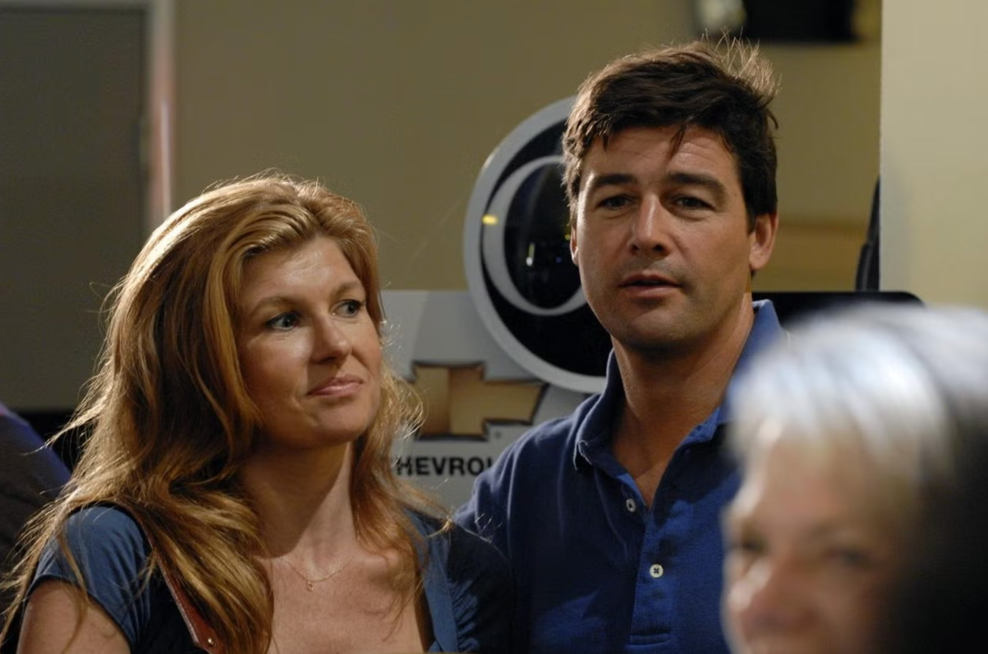 Connie Britton and Kyle Chandler in ‘Friday Night Lights’