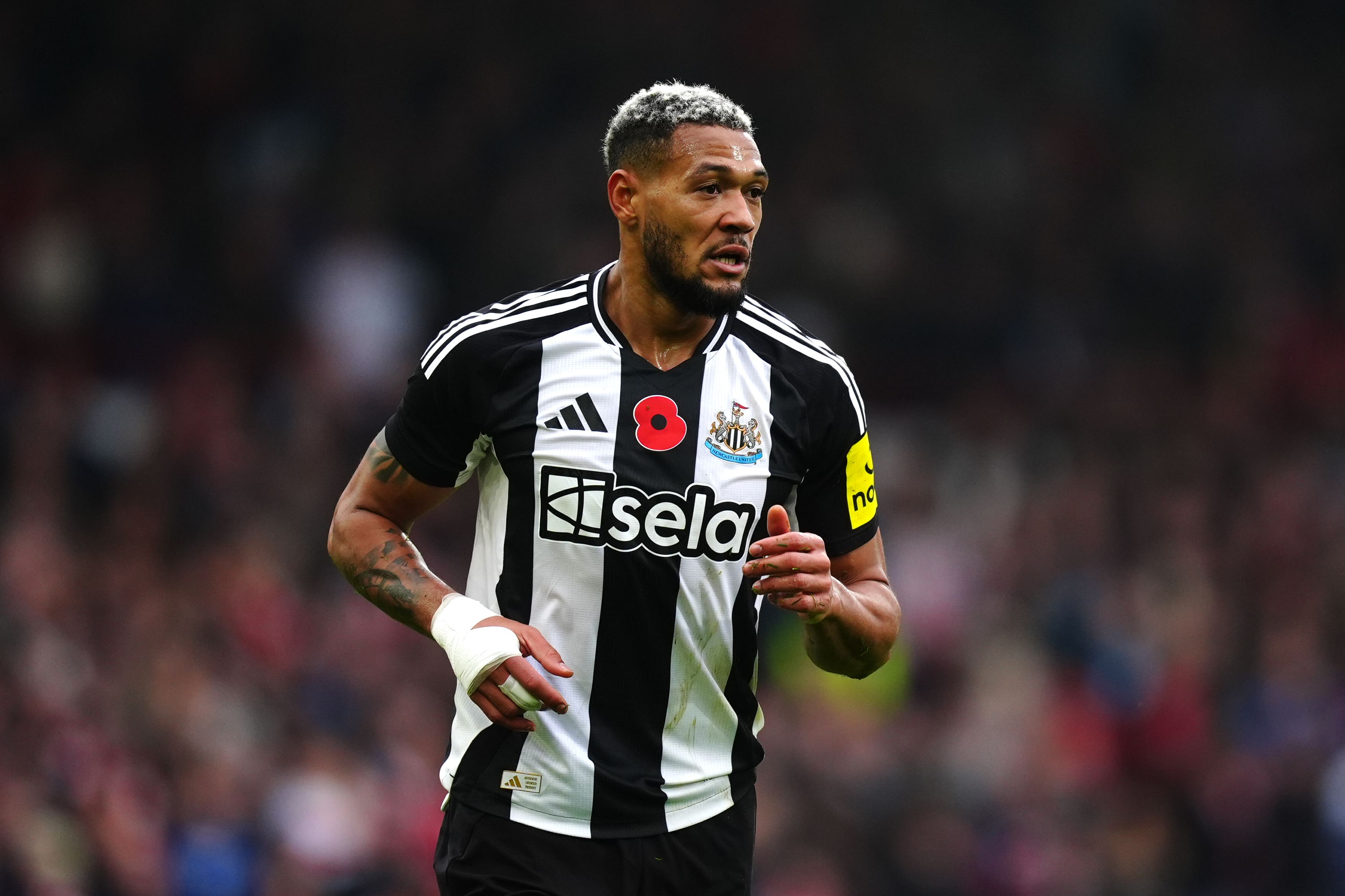 Newcastle United’s Joelinton has made a plea to potential burglars (Mike Egerton/PA)