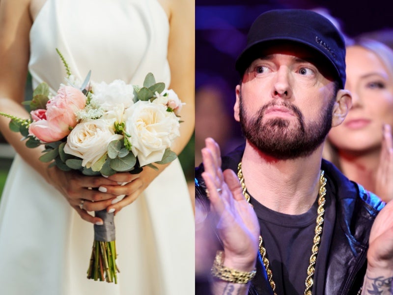 Bride surprises groom with Eminem-inspired vows at wedding