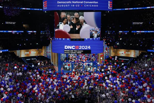 <p>Kamala Harris appears at the Democratic National Convention. Democratic leaders are already considering changes to the 2028 primary schedule following her loss</p>