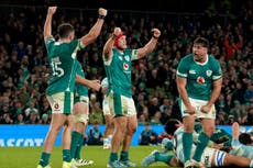 Ireland hold off Argentina fightback to return to winning ways in Dublin