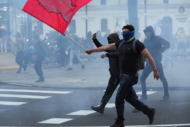 ECUADOR PROTESTAS-GOBIERNO