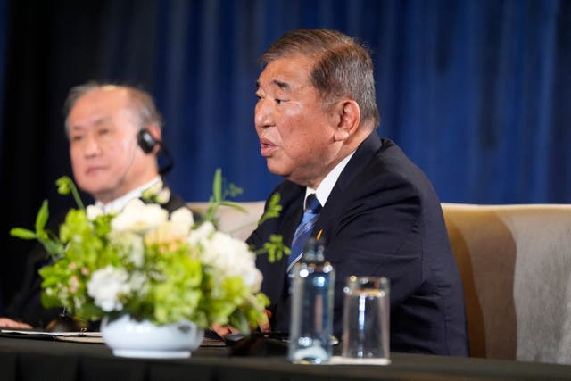 <p>Prime Minister of Japan Shigeru Ishiba in Peru</p>